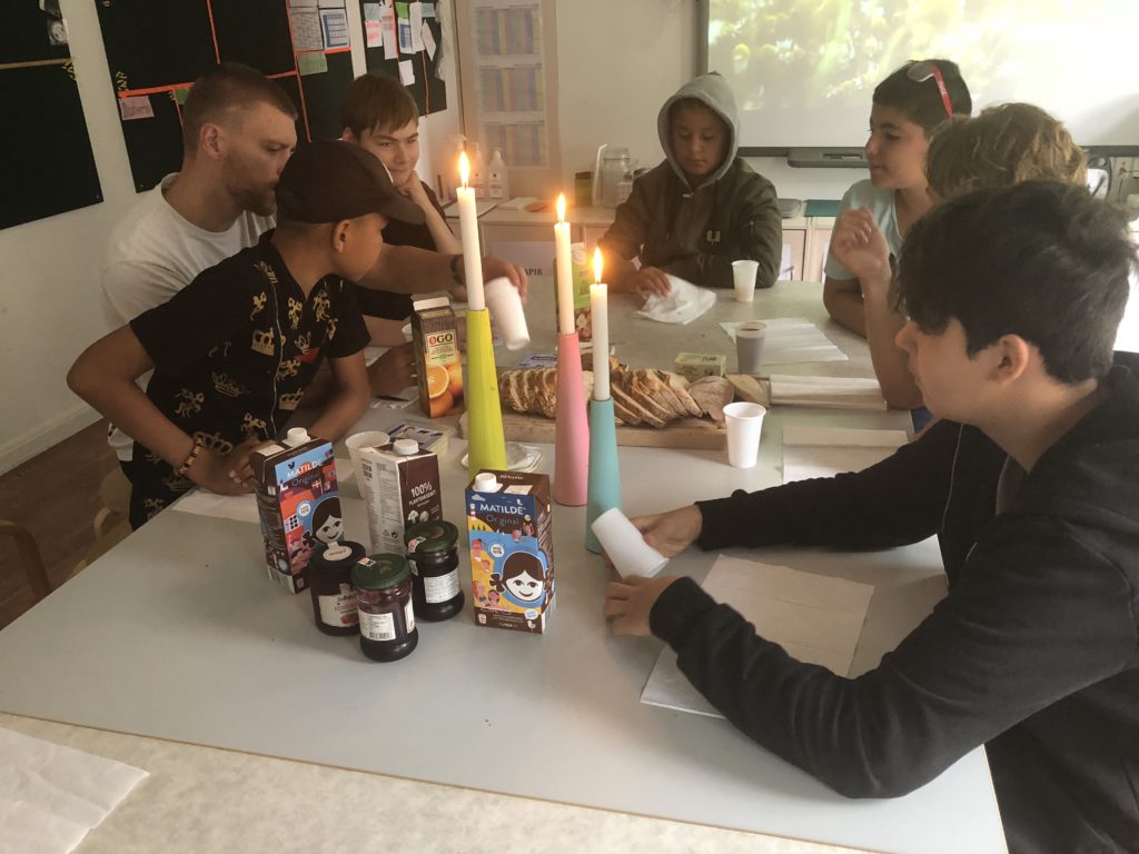 Første skoledag på mellemtrinet